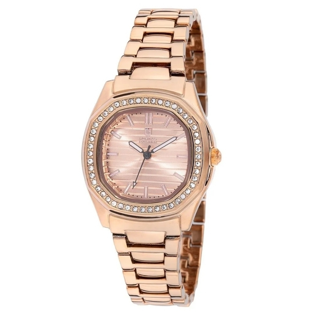 NEW MPW-0202 Invicta Montres Prestige Womens Rose Gold 32mm Working Watch In Box